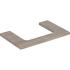 plan pr vasque Geberit ONE, d� 