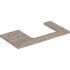  plan pr vasque Geberit d�coupe 