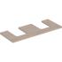  plan pr vasque Geberit ONE, d� 