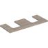  plan pr vasque Geberit ONE, d� 