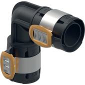  Coude FlowFit: 90 PPSU d=50mm 