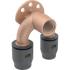  Applique double 90� Geberit Pu 