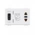  PRISE RASOIR EURO-USA 3M BL AB 