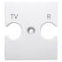  SUPPORT POUR PRISES TV/R CH-WT 