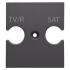  SUPPORT POUR PRISES TV-R-SAT C 