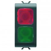  VOYANT DE SIGN. DOUBLE ROUGE/V 