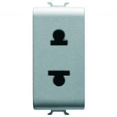  PRISE 1M 2 P+T 15A STD EURO-US 