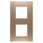  PLAQUE APPAREILLAGE EGO 2+2P V 