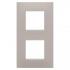  PLAQUE APPAREILLAGE EGO 2+2P V 