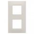  PLAQUE APPAREILLAGE EGO 2+2P V 