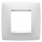 PLAQUE APPAREILLAGE ONE 2P BLA 