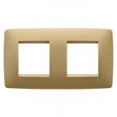  PLAQUE APPAREILLAGE ONE 2+2P H 