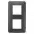  PLACCA ONE INT.2+2P V.NERO SAT 