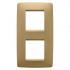  PLAQUE APPAREILLAGE ONE 2+2P V 