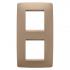  PLAQUE APPAREILLAGE ONE 2+2P V 