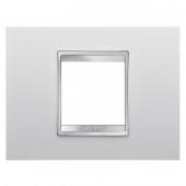 PLAQUE APPAREILLAGE LUX 2P BL 