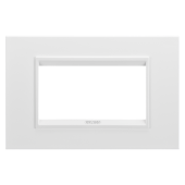  PLAQUE APPAREILLAGE LUX 4P MET 