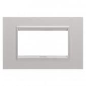  PLAQUE APPAREILLAGE LUX 4P MET 