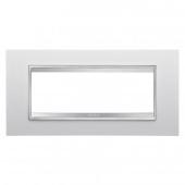  PLAQUE APPAREILLAGE LUX 6P BL 