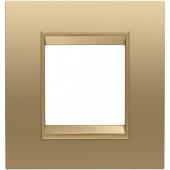  PLAQUE APPAREILLAGE LUX 2P MET 