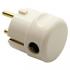  FICHE 902P+T 16A 250V UNEL BL 