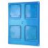  PANNEAU 4 CALOTTES 85x75 BLEU 