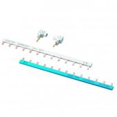  2 PEIGNES 1P 13M + 2 BORNES - 