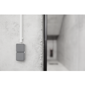  cubyko PC Schuko saillie rouge 