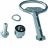  Serrure double barres 3mm + cl 