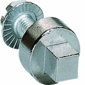  Serrure carr mle 7mm chrome 