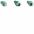  Insert serrure triangle 8mm po 
