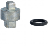  Insert serrure carr� 8X8mm pou 