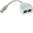  Eclateur de port 1 RJ45 vers 2 