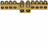  Borne en laiton, 8x10mm - 2x1 