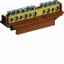  Borne en laiton, 5x10mm - 5x1 