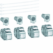  Jeu de 4 connecteurs RJ45 cat. 