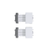  Jeu de 2 plastrons pleins  75x 