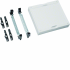  Plastron plein  225x250mm pour 