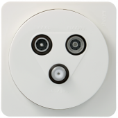  ateha prise TV FM SAT  2 c�ble 