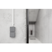  cubyko Entr�e de c�ble gris IP 