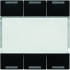  M�canisme + touches noir KNX 6 