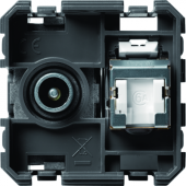  Prise gallery TV + RJ45 2 modu 