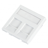  PLASTRON 2PORTS RJ 45X45 