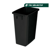  Collecteur de tri 60L noire 