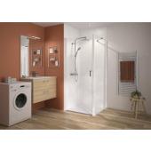  Paroi pivotante ss seuil 6mm - 