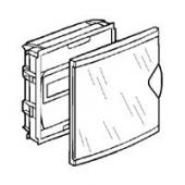  Coffret mini encastr - porte 