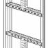  2 traverses fixes pour armoire 