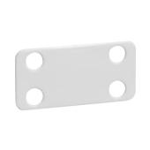  Plaque d'identification blanch 