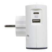  Fiche 2x2P latrales 12A 230V 