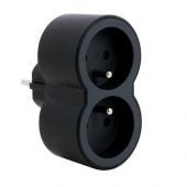  Fiche 2x2P+T frontales 16A 230 